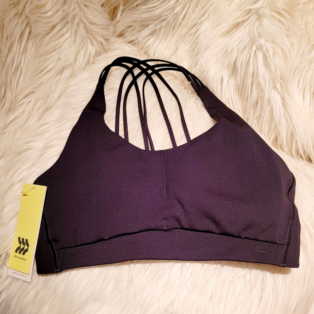 NWT All In Motion Sports Bra - Black